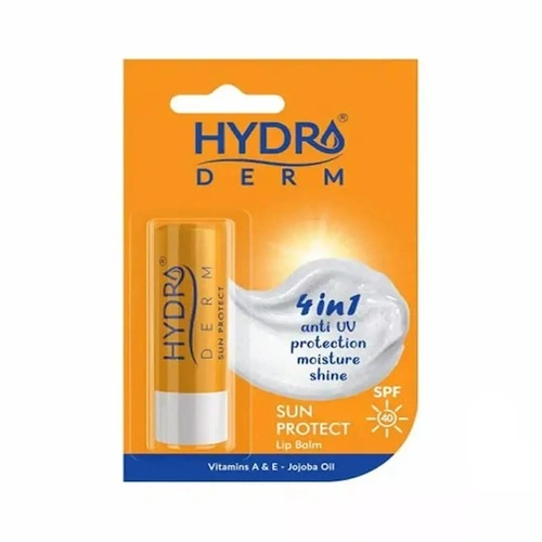hydroderm sunscreen lip balm 1in4 بالم ضد آفتاب لب هیدرودرم SPF40 مدل 1in4