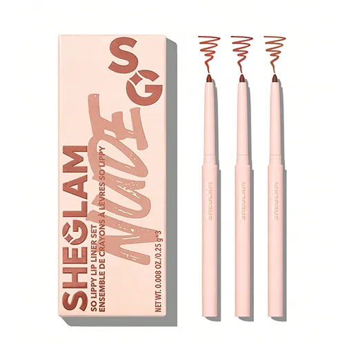 sheglam So Lippy Lip Liner Set-Au Naturel ست خط لب شیگلم مجموعه 3 عددی رنگ Au Naturel