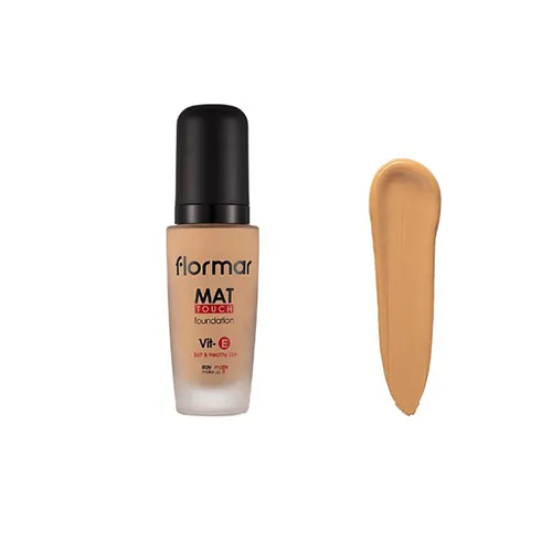Flormar mat touch foundation Beige M322 کرم پودر فلورمار مات تاچ رنگ Beige شماره M322