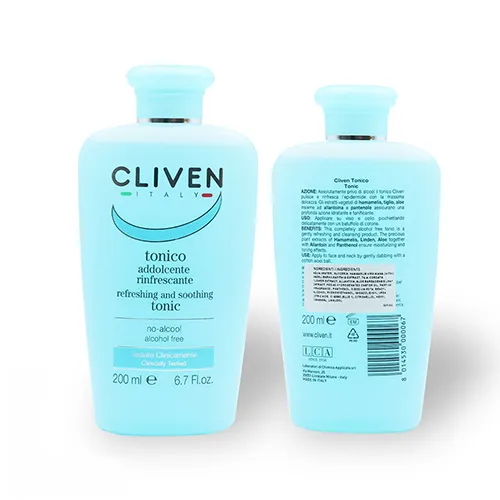 Cliven Refreshing and Soothing Tonic 200ml تونیک صورت کلیون بدون الکل 200ml