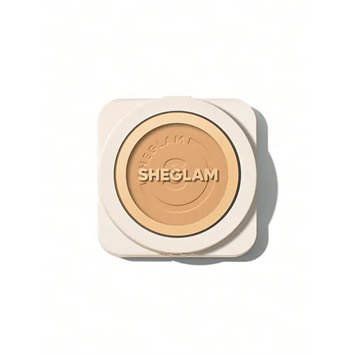 Sheglam Skin Focus High Coverage Powder Foundation-Sand پنکک شیگلم مدل کرم پودری مات فول کاوریج رنگ sand