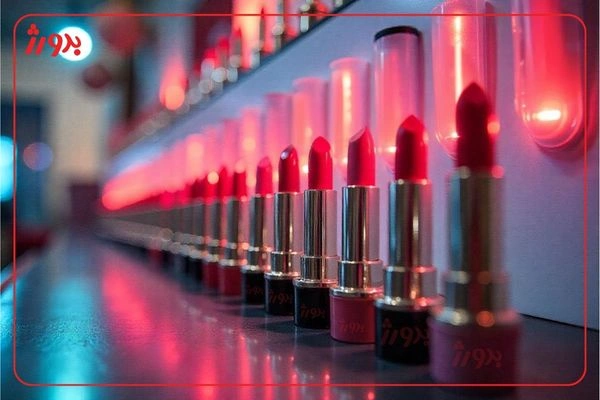 عکس مربوط به رنگ رژلب با کیفیت بدون بکگراند تصویر دوم رنگ رژ لب تناژ قرمز و ترند 2025