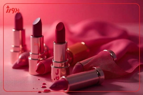 عکس مربوط به رنگ رژلب با کیفیت بدون بکگراند رژ لب با رنگ قرمز گیلاسی