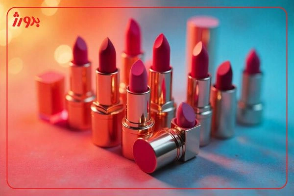 عکس مربوط به رنگ رژلب با کیفیت بدون بکگراند رژ لب در رنگ بندی غلیظ