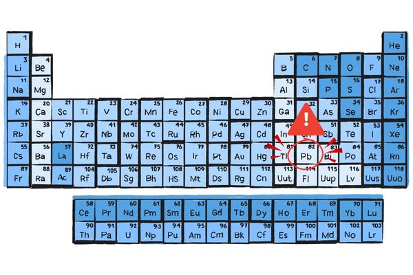 سرب pb در جدول تناوبی