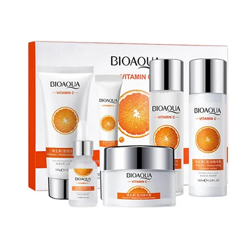 Bioaqua Vitamin C Skincare Routine Pack, Set of 6 پک روتین پوستی بایوآکوا ویتامین C بسته 6 عددی