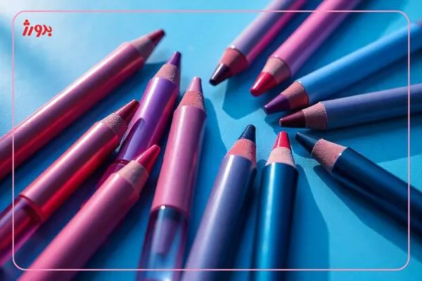 درباره رژلب مدادی، خط یا ماژیک یا مداد لب در رنگبندی مختلف