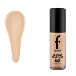 کرم پودر فلورمار پرفکت کاوریج مات رنگ natural pastelle شماره 321