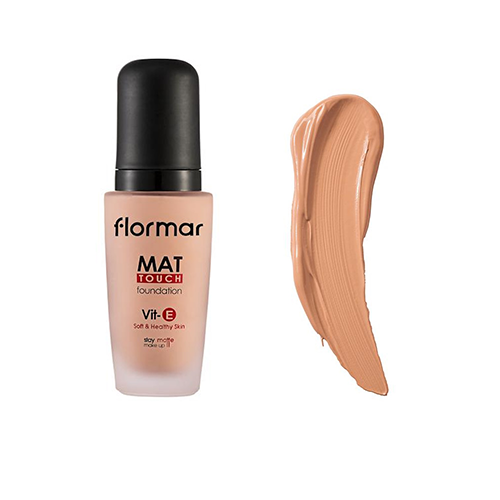 Flormar mat touch foundation Medium Beige M313 کرم پودر فلورمار مات تاچ رنگ بژ متوسط شماره M313