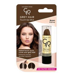 استیک پوشاننده موهای سفید گلدن رز شماره 05 رنگ قهوه ای