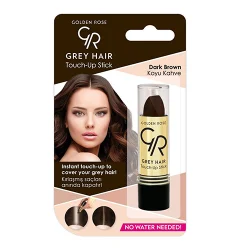 استیک پوشاننده موهای سفید گلدن رز شماره 02 رنگ قهوه ای تیره