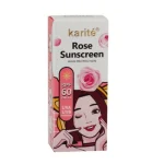 ضد آفتاب کاریته بی رنگ عصاره گل رز SPF60
