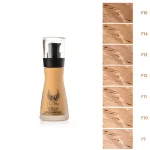 رنگبندی کرم پودر نوتریکا شیشه ای آرگان