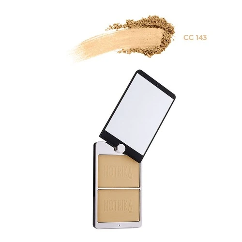 Notrika Diomond Compact Powder CC143 پنکک نوتریکا لوکس دو در یک کد CC143