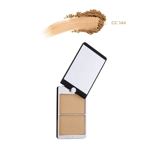 Notrika Diomond Compact Powder CC144 پنکک نوتریکا لوکس دو در یک کد CC144