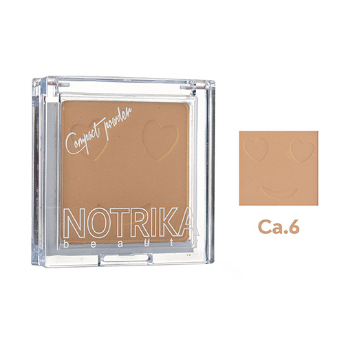 Notrika Waterproof Compact Powder CA6 پنکک نوتریکا دوکاره آرگان کد CA6