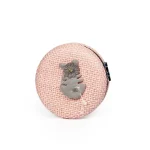 آینه آرایشی جیبی کنفی صورتی