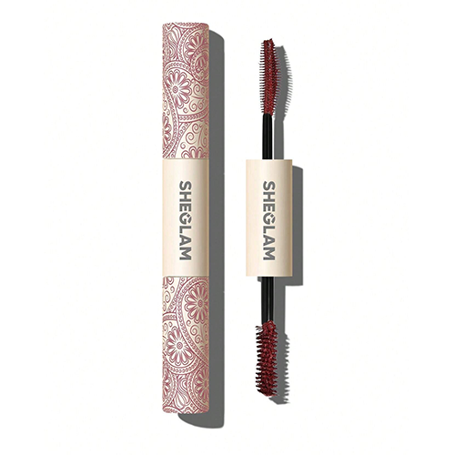 0010246p3c ریمل شیگلم رنگی حجم دهنده و بلند کننده ضد آب بورگاندی Brugundy