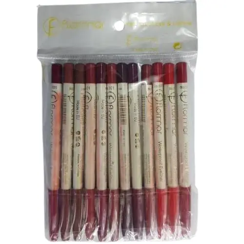 0010246p6m مداد چشم و لب فلورمار در بسته 12 عددی