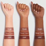 رنگ بندی پک رژ لب مایع شیگلم مات الور مینی رنگ Nude Beach