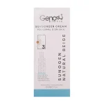 خرید کرم ضد آفتاب رنگی ژنو بایوتیک مدل سانو ژن رنگ بژ طبیعی SPF 50