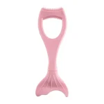 شابلون سیلیکونی ریمل و خط چشم مدل B رنگ صورتی کمرنگ