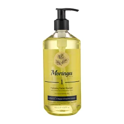ژل شستشو و آبرسان صورت مورینگا امو مدل 1 حجم 400 میلی لیتر