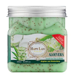 اسکراب شنی صورت و بدن هپی لیدی حاوی آلوئه ورا