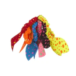 کش مو پارچه ای خرگوشی طرح دار رنگ رندوم