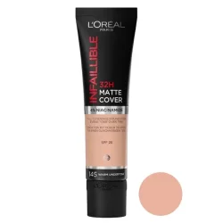 کرم پودر مات لورال اینفالیبل 32 ساعته شماره 145