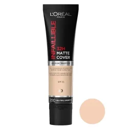 کرم پودر مات لورال اینفالیبل 32 ساعته شماره 200