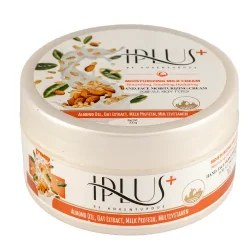 کرم مرطوب کننده آی پلاس روغن بادام و عصاره جوی دو سر