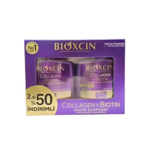 0010448s45 شامپو ضد ریزش بیوکسین کلاژن و بیوتین پک دو عددی