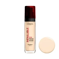 کرم پودر لورال شیشه ای شماره 015 مدل اینفالیبل SPF25