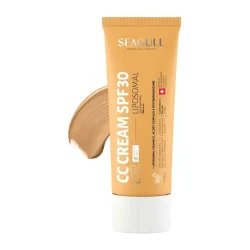 سی سی کرم سی گل رنگ بژ طبیعی مدل آکنه پرو