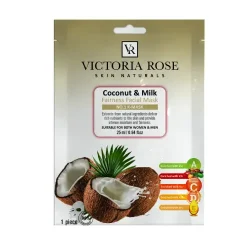 ماسک صورت ورقه ای ویکتوریا رز شیر نارگیل