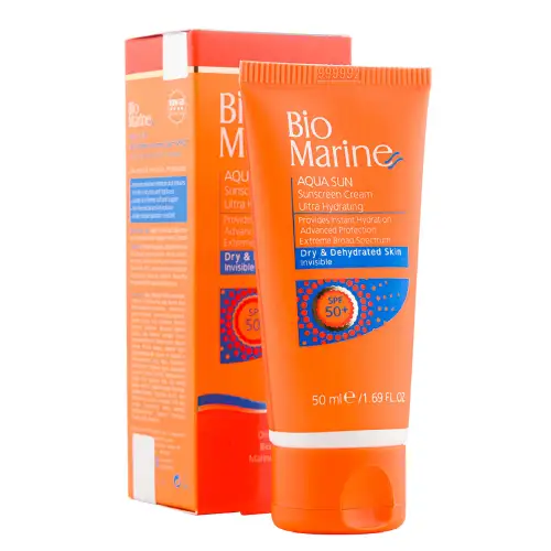 0010294sc7 ضد آفتاب بایو مارین بی رنگ مرطوب کننده پوست خشک SPF 50