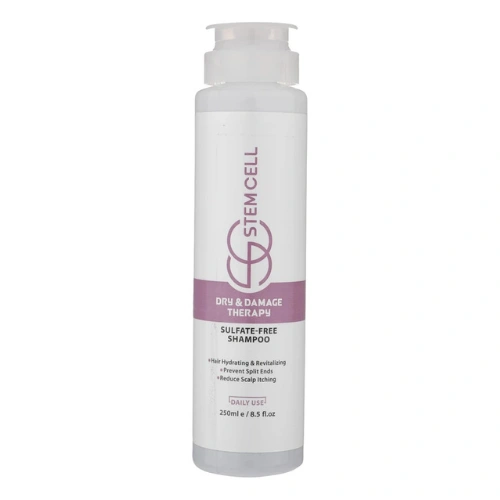 0010448t70 شامپو موهای خشک و آسیب دیده استم سل Sulfate Free حجم 250 میلی لیتر