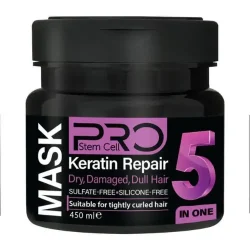 ماسک مو پرو استم سل 5 در 1 Sulfate Free حجم 450 میلی لیتر