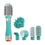 متعلقات سشوار 6 کاره انزو طره دایسون مدل 4136 رنگ آبی