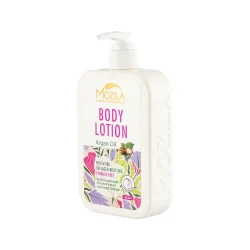 لوسیون بدن آبرسان موزیلا حاوی هیالورونیک اسید و روغن آرگان