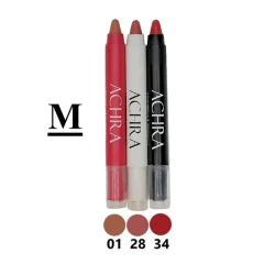 پک 3 عددی رژ لب جامد آچرا مدل M