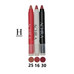 پک 3 عددی رژ لب جامد آچرا مدل H