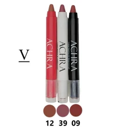 پک 3 عددی رژ لب جامد آچرا مدل V