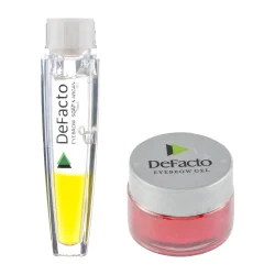 پک 2 عددی ژل ابرو مدل آرگان ریملی و ژل ابرو ژلی کاسه ای دیفکتو