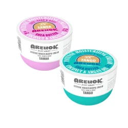 عکس مربوط به مراقبت از پوست بدن با کیفیت بدون بکگراند پک مرطوب کننده آبرسان کاسه ای آریو اوکی انواع پوست