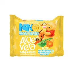 دستمال مرطوب نرم کننده کودک نینو 20 برگ