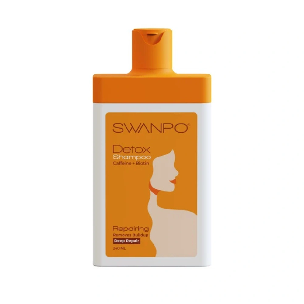 0010448dcm شامپو مو سوآن پو کافئین بیوتین 240 میلی لیتر