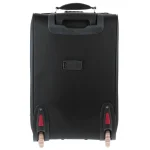 پشت چمدان MJ سایز کوچک ارتفاع 50 سانتی متری رنگ طوسی