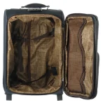 داخل چمدان MJ سایز کوچک ارتفاع 50 سانتی متری رنگ مشکی